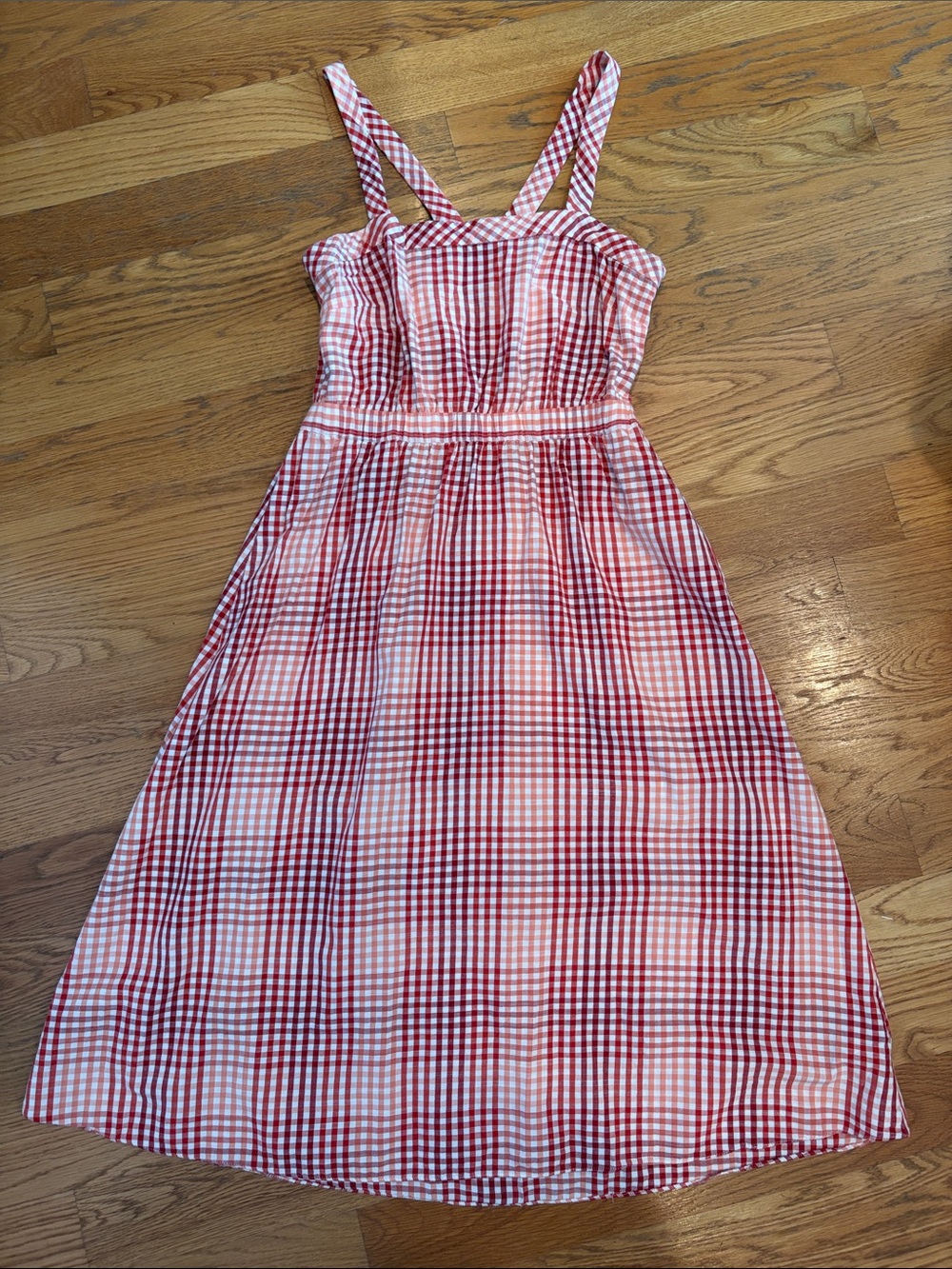 Madewell Gingham Sundress w Cute Back Detail